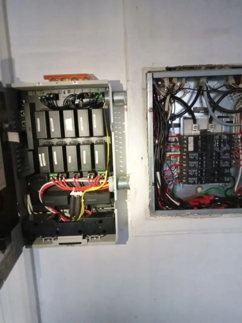 Electrical panel upgrade completed for Security Camera Wiring in Pennsauken